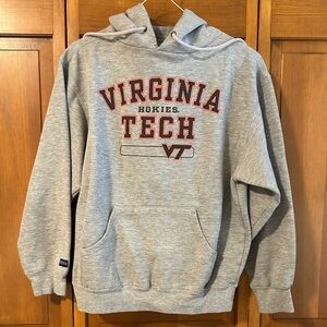 Virginia Tech Gray Hoodie Sz M Jansport, VT Hokies